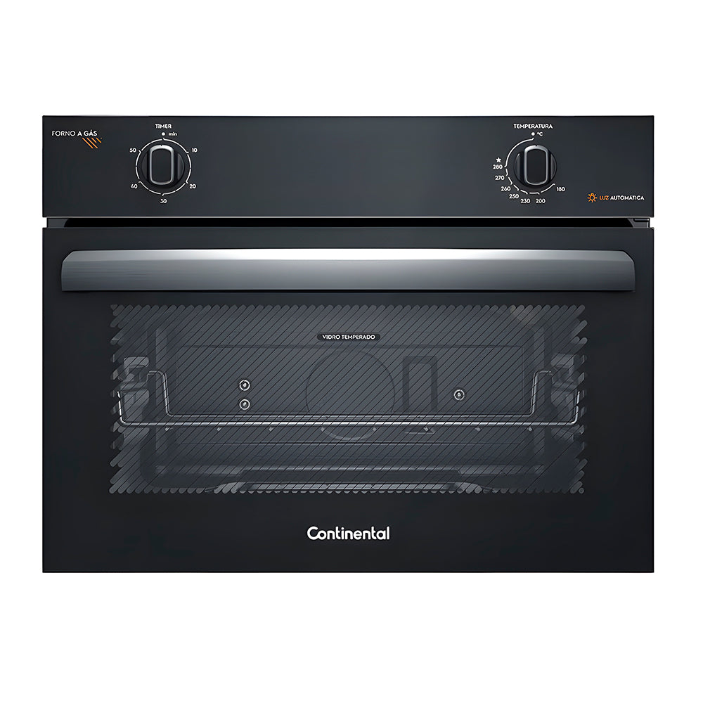 Forno de Embutir a Gás Continental 50L Com TOPLimpaFácil (OC4GM)