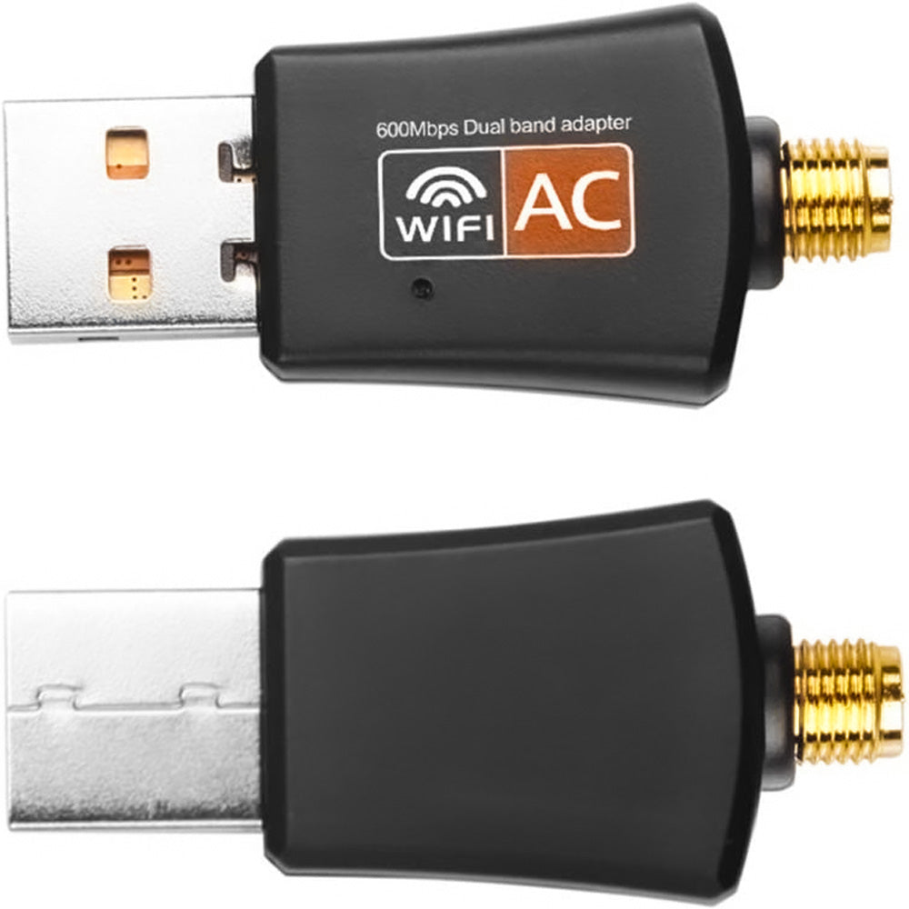 Nano Adaptador USB WiFi Ethernet Dongle WiFi Dongle 600Mbps 5Ghz