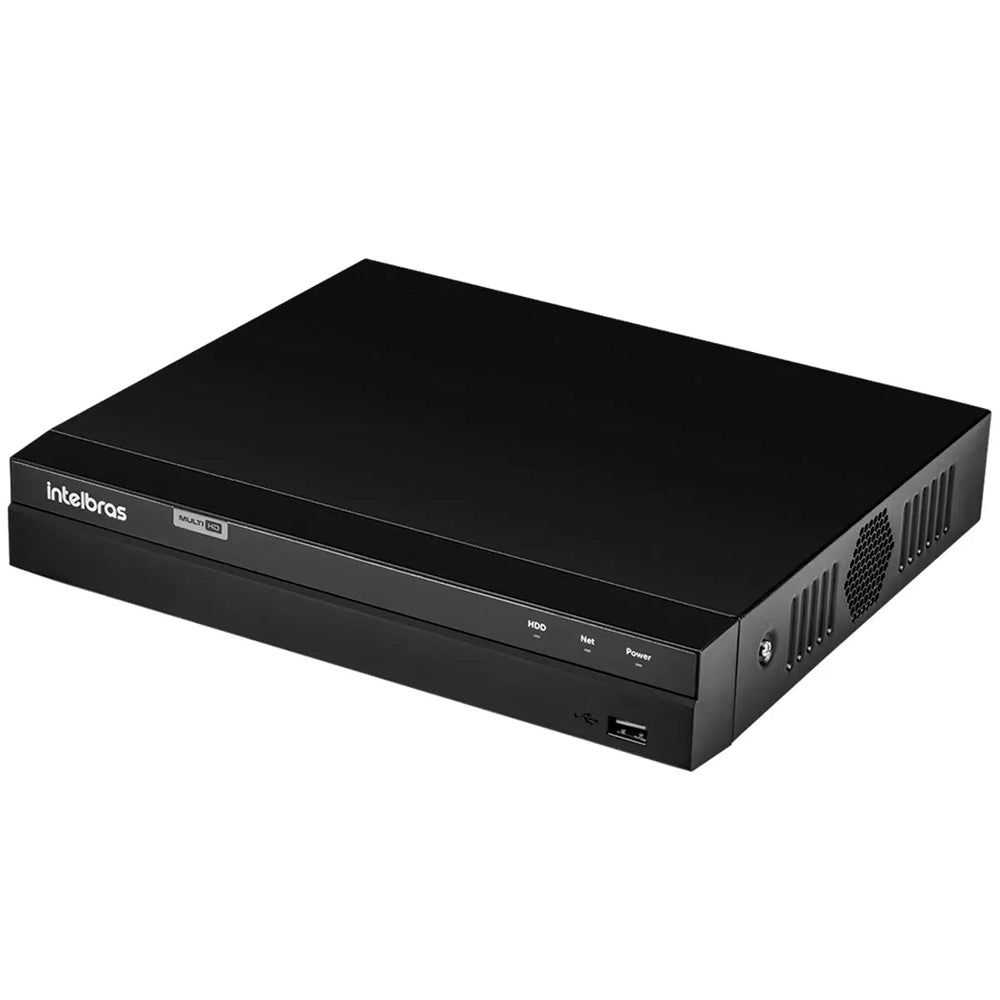 DVR Gravador de Vídeo inteligente Com 4 Canais Intelbras MHDX 1204 Com Detecção Inteligente de Movimento