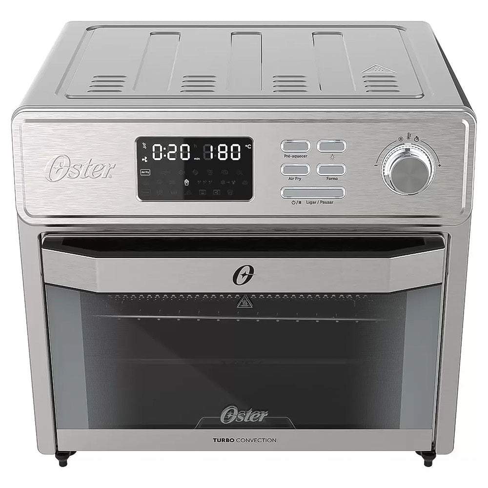 Forno e Fryer 25L Oster Multifunções 10 em 1, OFOR250-220V, Cinza