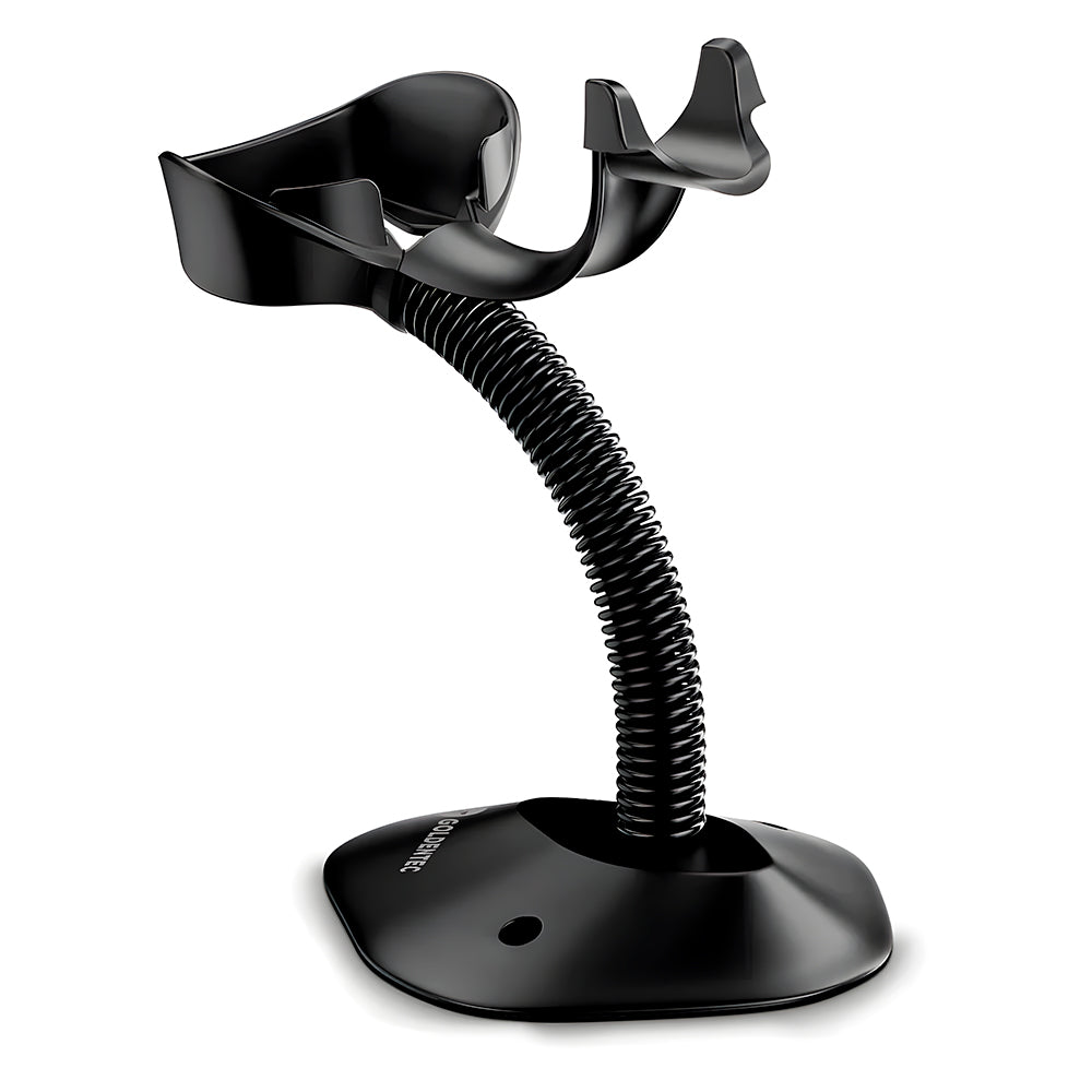 Suporte Base Para Leitor de Código de Barras, Goldentec, Haste Flexível, Preto, GT-63884