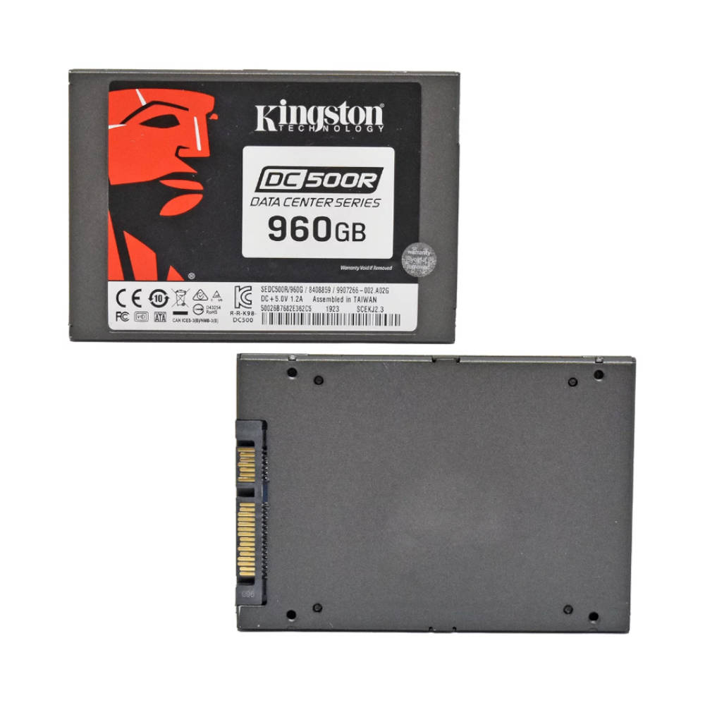 SSD Kingston Servidor DC500M 960GB SATA 6.0Gb/s SFF 2,5" SEDC500M/960G, Gravação até 520 MB/s, Leitura até 555 MB/s