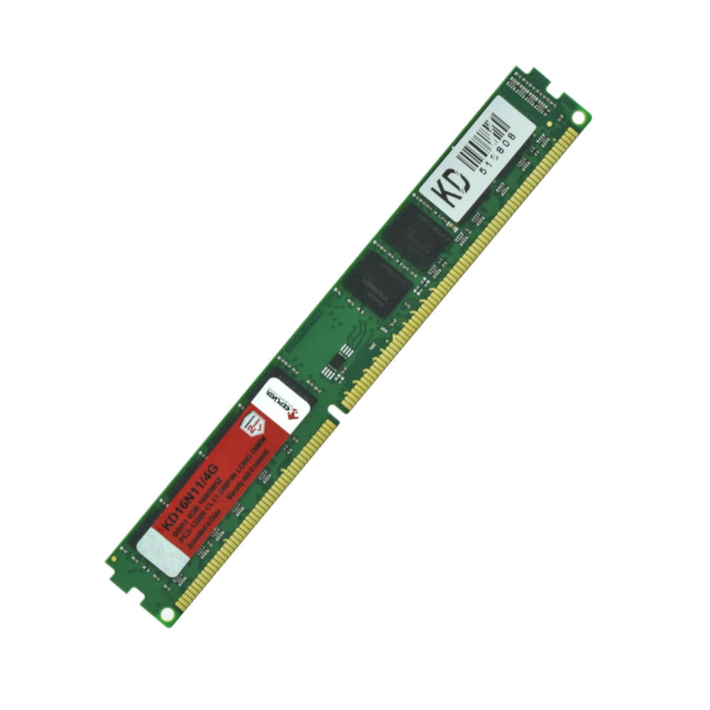 Memória RAM Desktop Keepdata KD16N11/4G, 4GB DDR3 1600MHz, PC3-12800, CL11, 1.5V, 240-Pin UDIMM