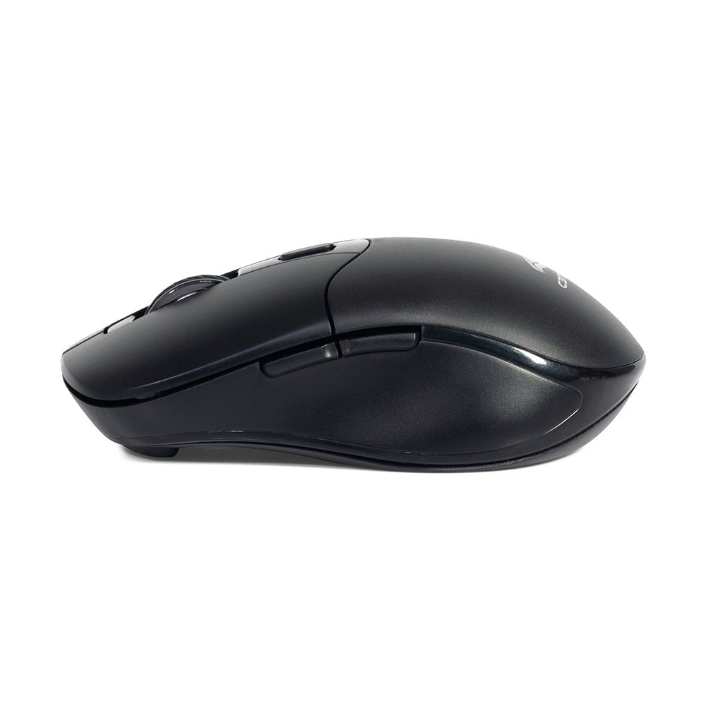 Mouse Sem Fio M‑BT60BK C3Tech Duplo Modo (BT + Nano) 800‑1600 DPI, 6 Botões, Recarregável USB‑C - Preto