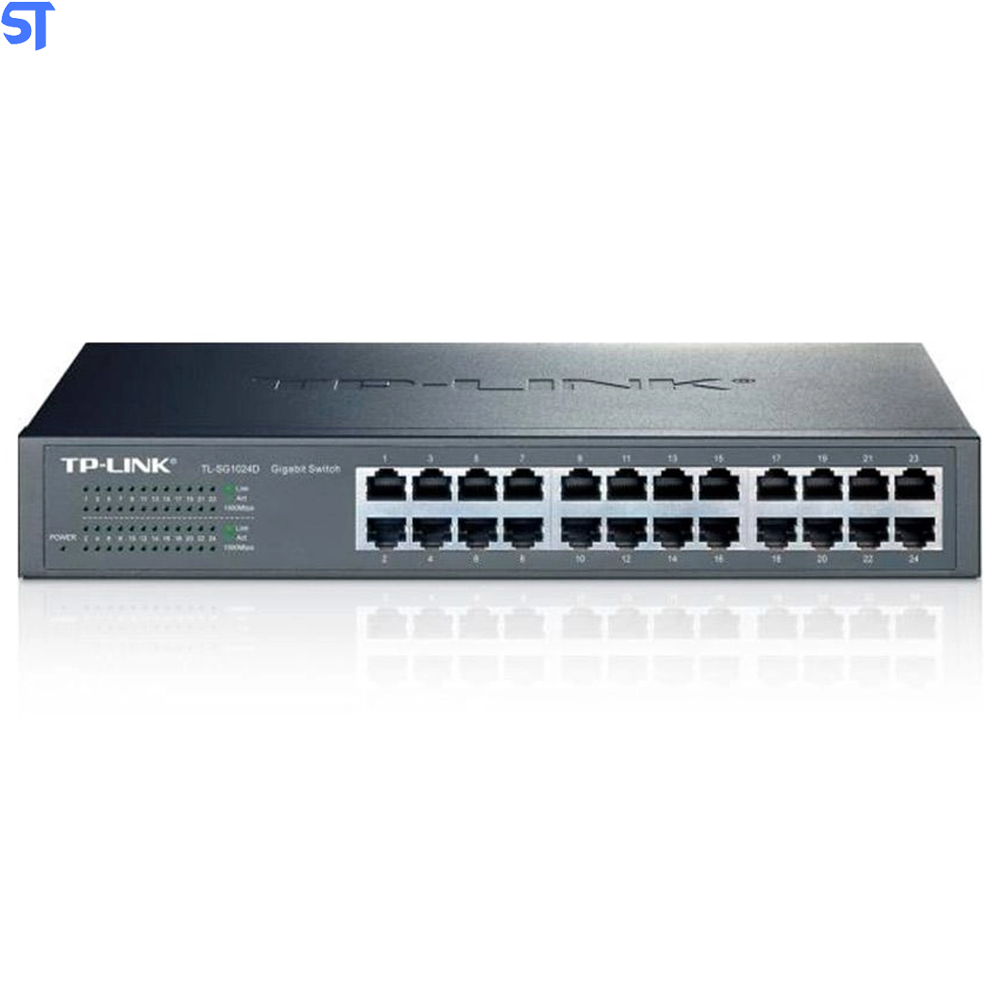 Switch 24 Portas TP-Link TL-SF1024D 10/100 Mbps Rack/Desk