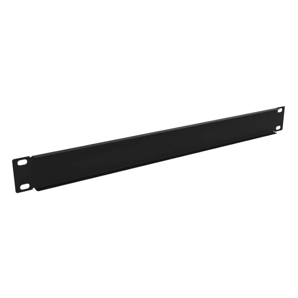 Frente Falsa Intelbras FF1U, 1U para Rack 19", Aço SAE 1008 1.2mm, Medidas 488×44×10mm – Preto