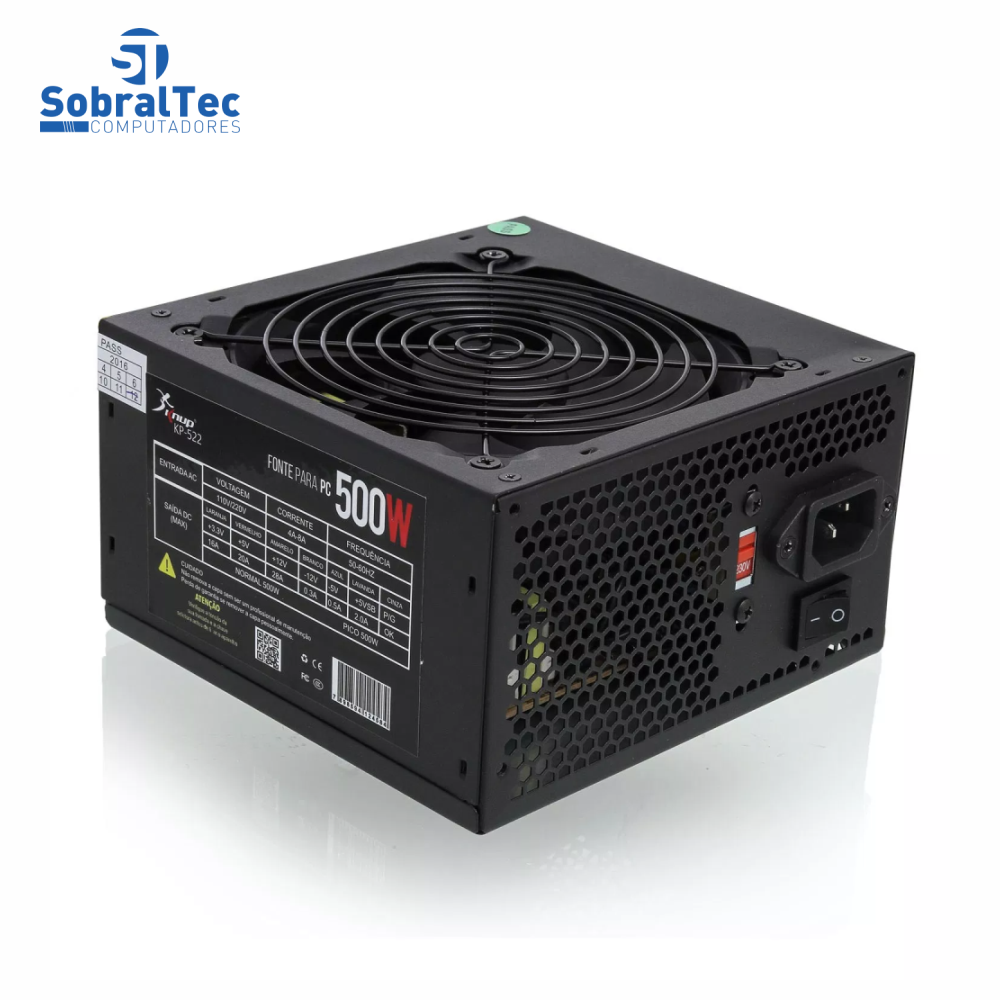 Computador Core i5 HD SSD 256GB Memória 4GB Gabinete Em Acrílico Fonte Real 500W