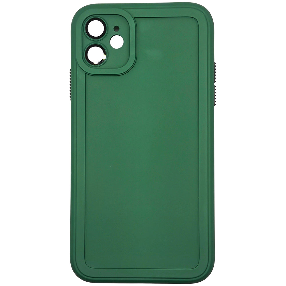 Capa Resistente Para iPhone 11, Com Suporte Clip, Anti-Impacto, Verde