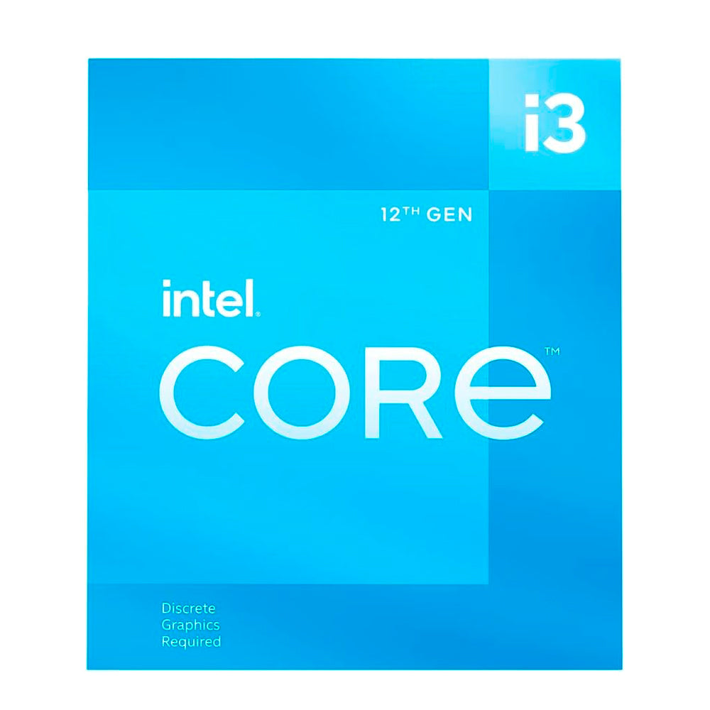 Processador Intel Core i3-12100F, 3.30GHz (Turbo 4.30GHz), 4 Núcleos, 12MB Cache, TDP 58W, LGA 1700, 12ª Geração, Box