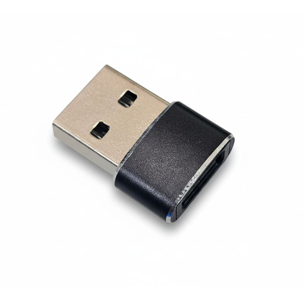 Adaptador OTG USB-C (Fêmea) Para USB 3.0 e 2.0 (Macho) Carga e Dados, Victory - Preto
