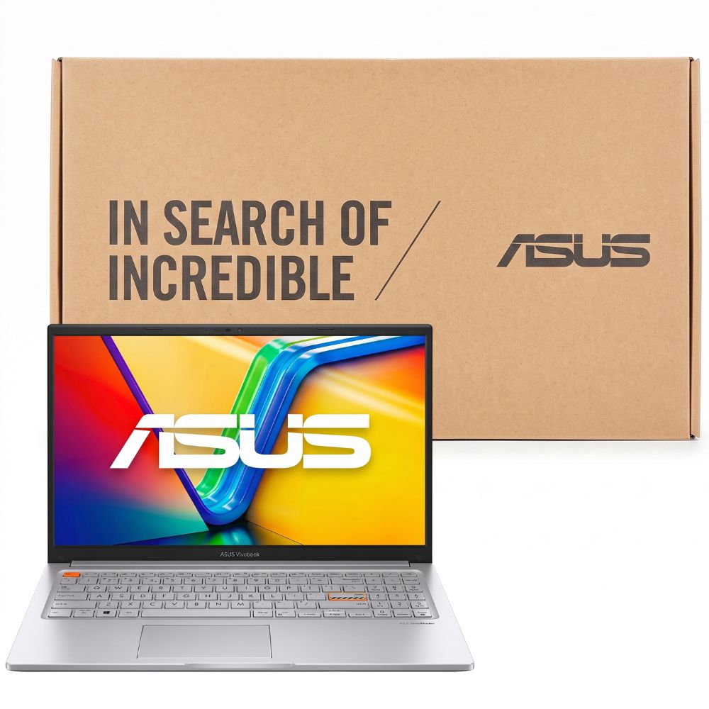 Notebook ASUS Vivobook, Intel Core i5 13ª 8GB, 256GB SSD Windows 11 Home 15,6" LED FHD, 15 X1504VA- Nj1738W  Cool Silver