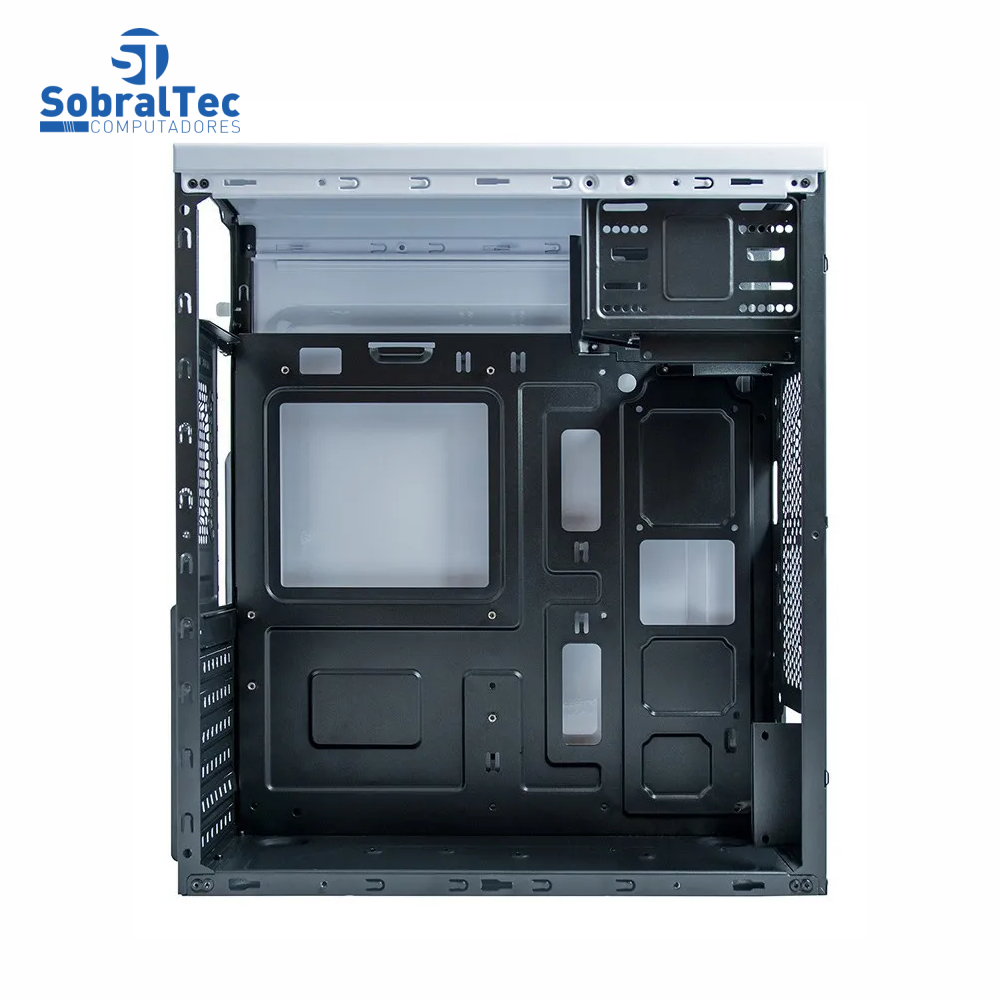 Gabinete Gamer Atx Mid Tower Branco Sem Fonte C3tech Mt-g70wh