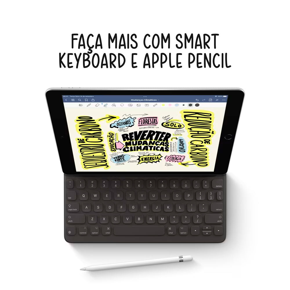 iPad Apple (9° Geração) A13 Bionic (10,2", Wi-fi, 64GB) ( MK2K3BL) Cinza-Espacial