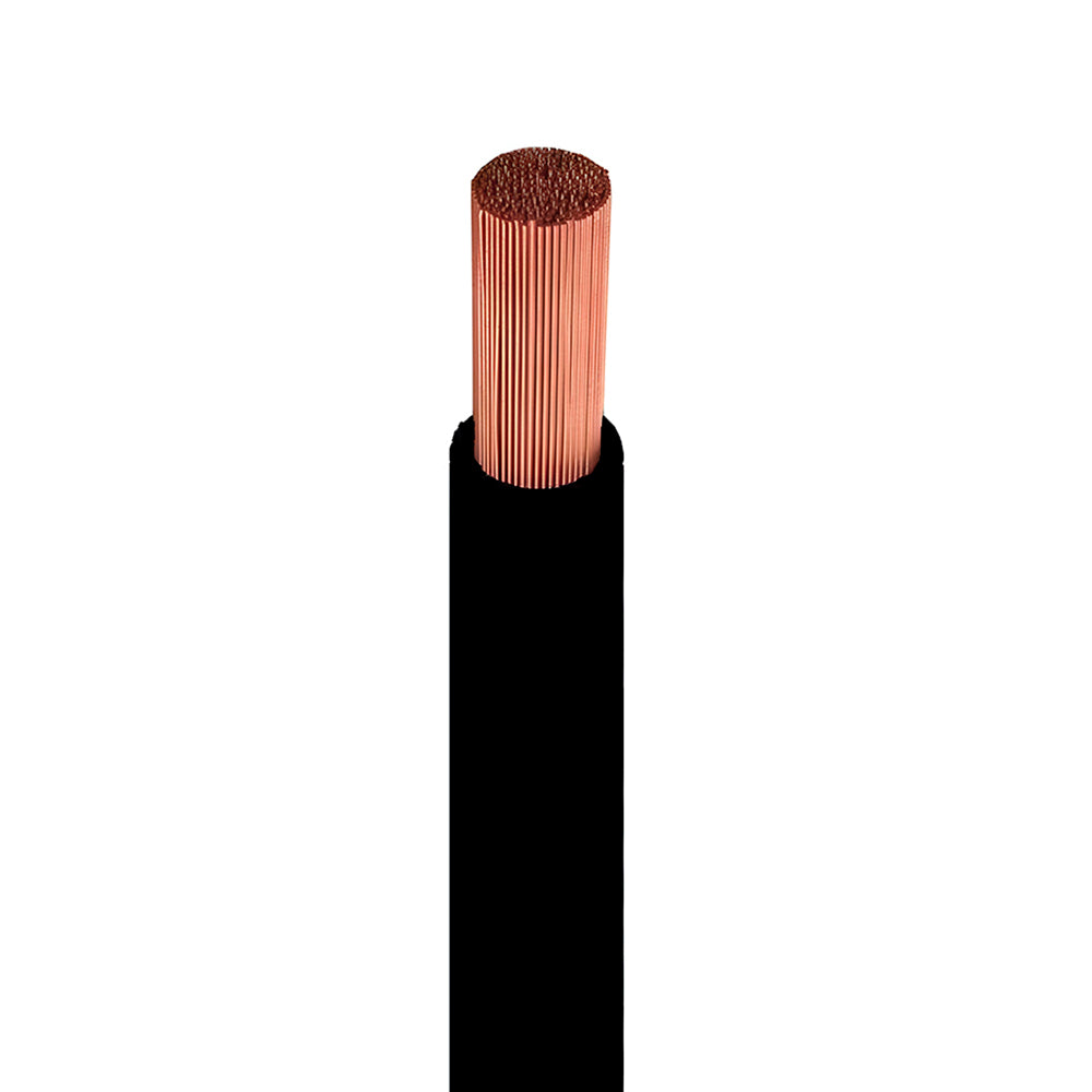 Rolo de Cabo Flexível 100 Metros, Fio Elétrico Megatron 6MM 750V - Preto