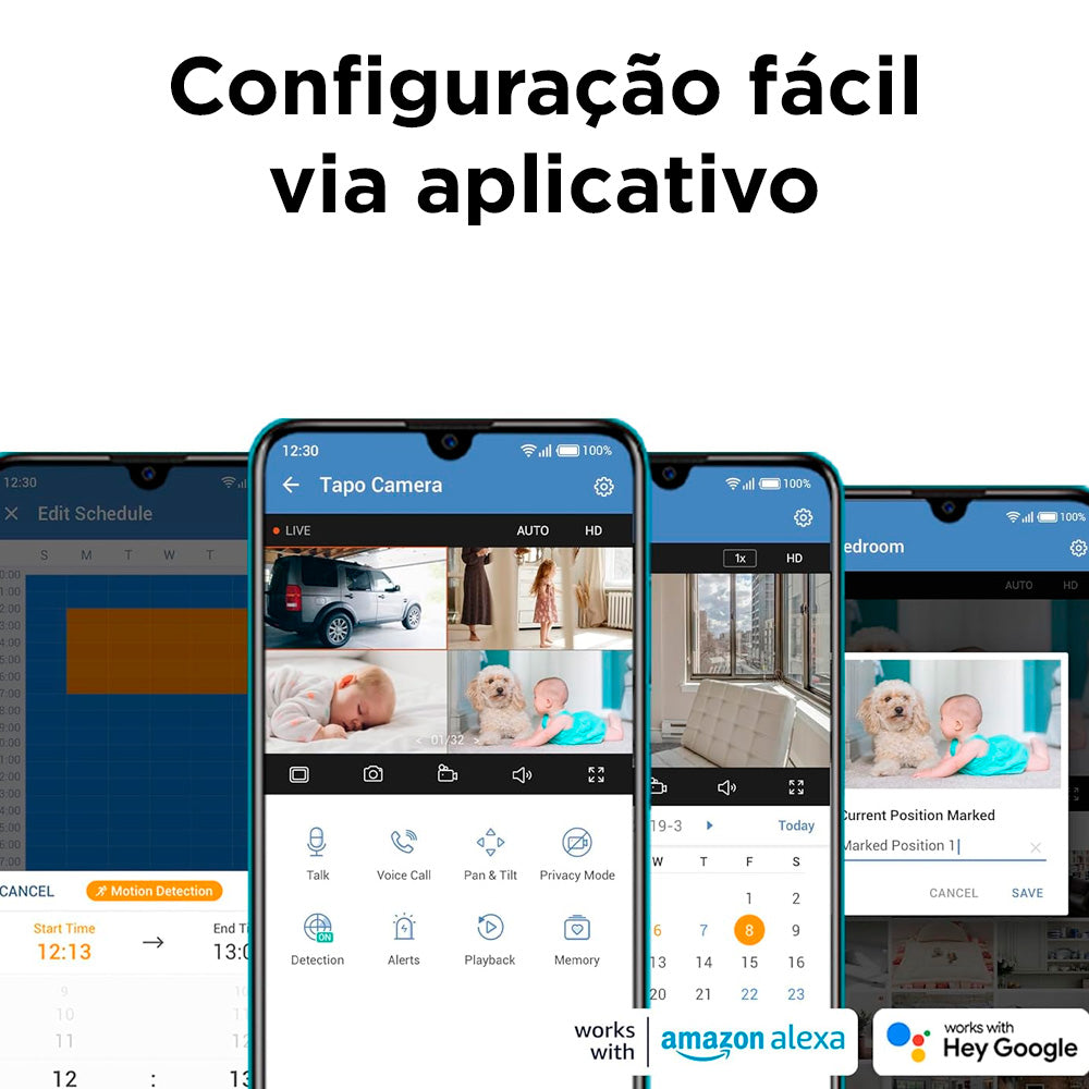 Câmera de Segurança Externa Wi-Fi TAPO C320WS, TP-Link, Branco