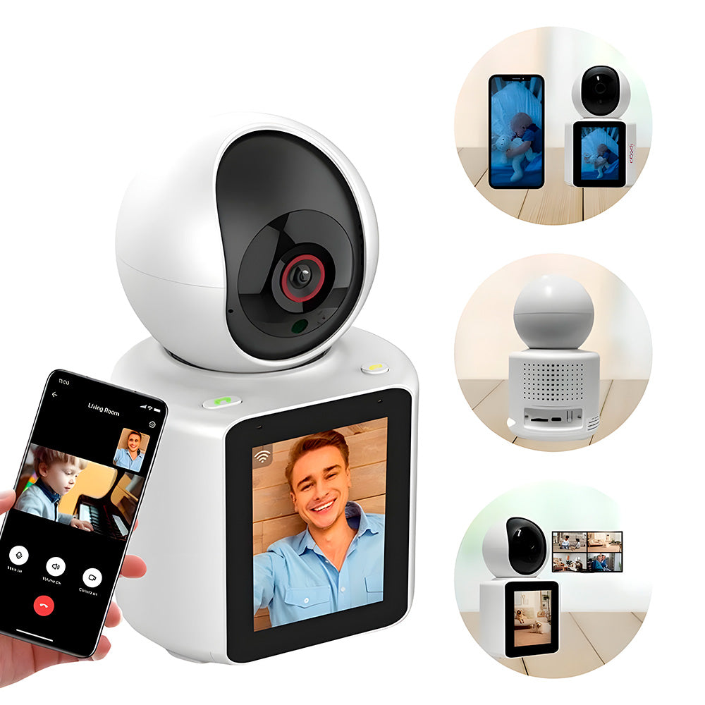 Camera IP, Bidirecional Para Video Conferencia e Baba Eletrônica Com Microfone e Detecção Ativa -Ipega KP-CA204