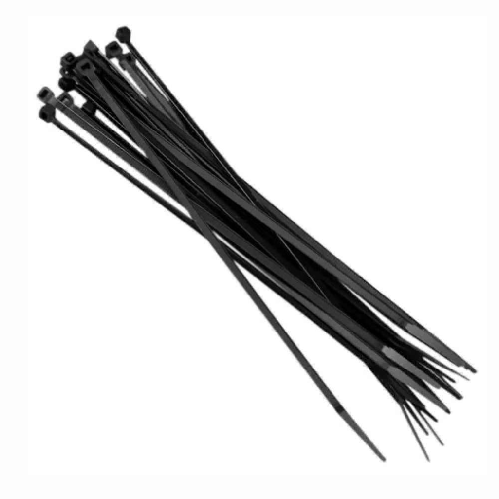 Abraçadeira de Nylon 3,6mm x 140mm, Pacote com 100 Unidades, Preto - Vonder