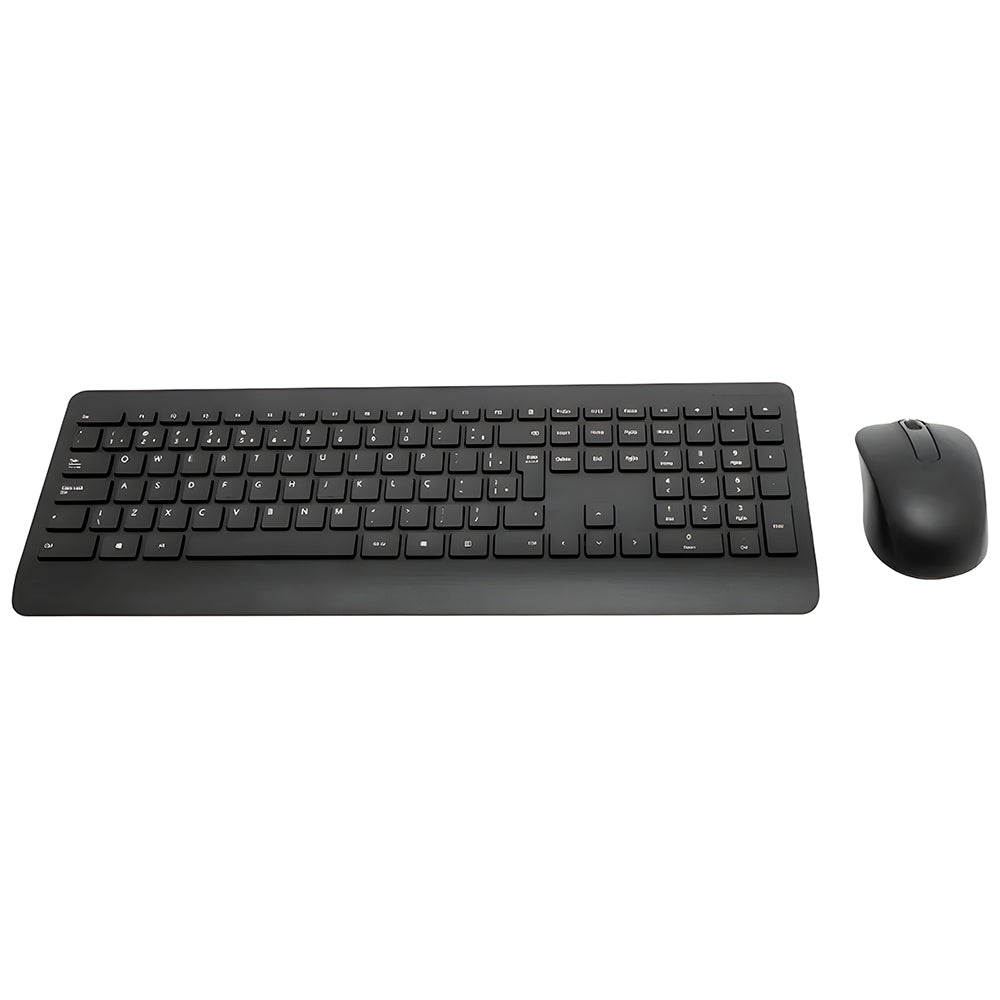 Kit Teclado E Mouse Sem Fio Wirelles Microsoft Desktop 900, Conector Usb Preto PT3-00005
