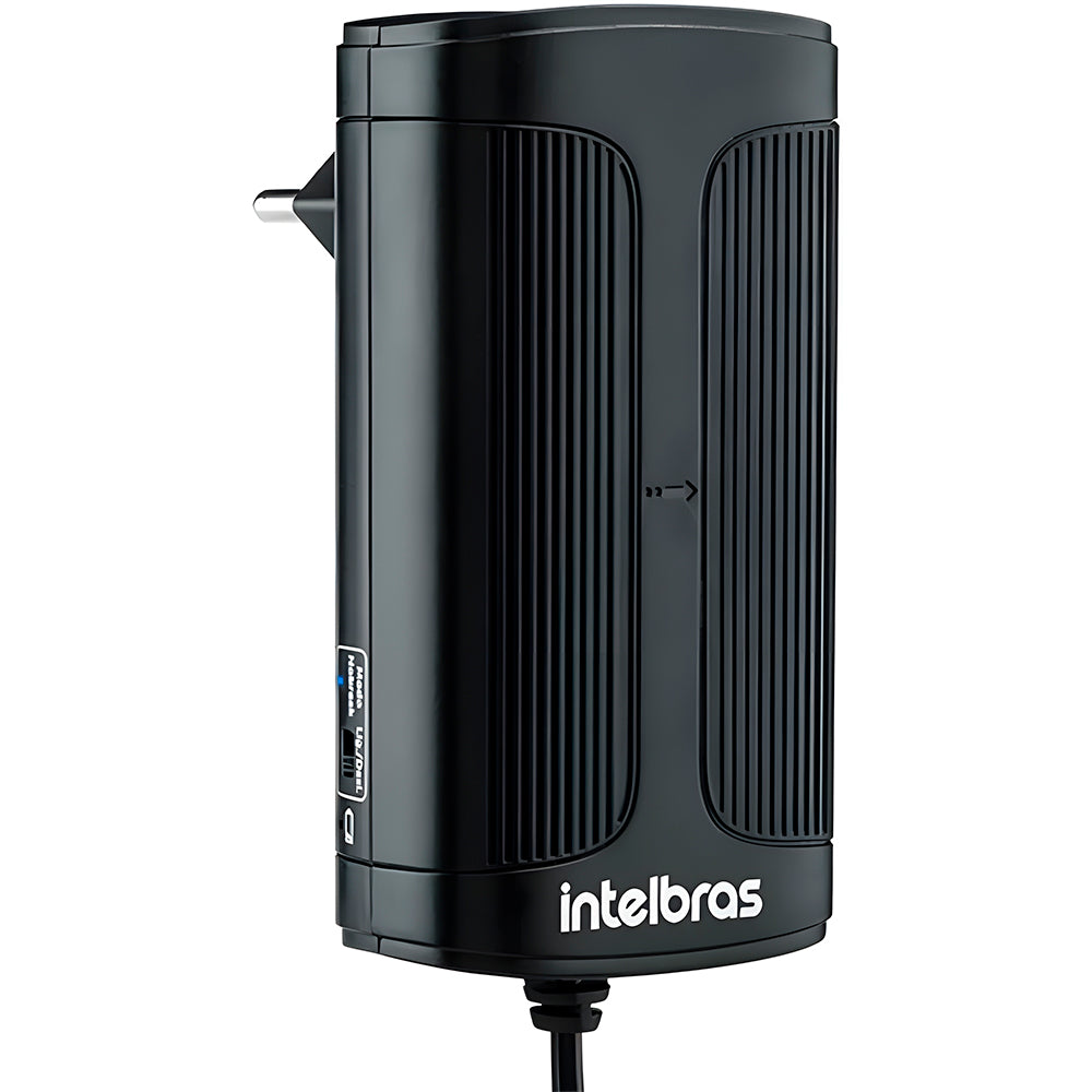 Fonte Nobreak 12V 1A, Com Bateria Inclusa, Intelbras EFB 1201 - Preta