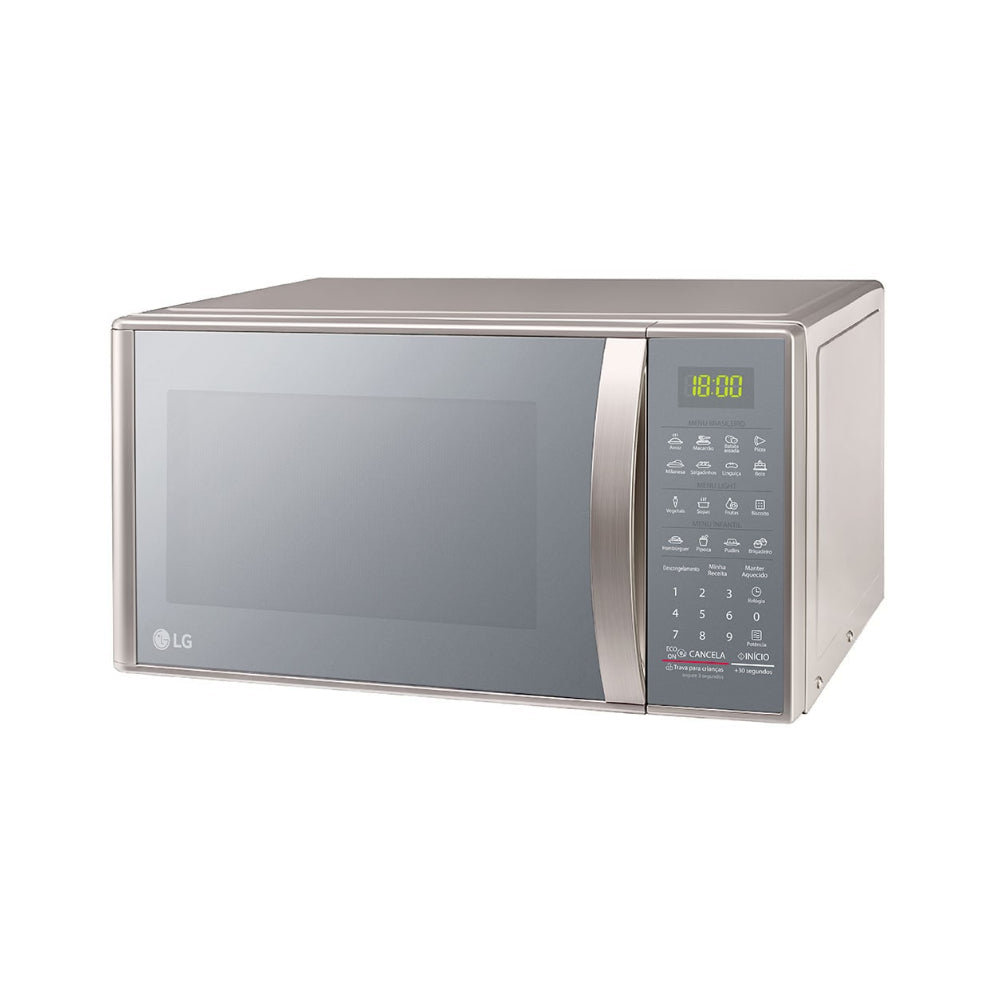 Micro-Ondas LG 30 Litros Limpa Fácil, MS3043BRA , Prata 220V