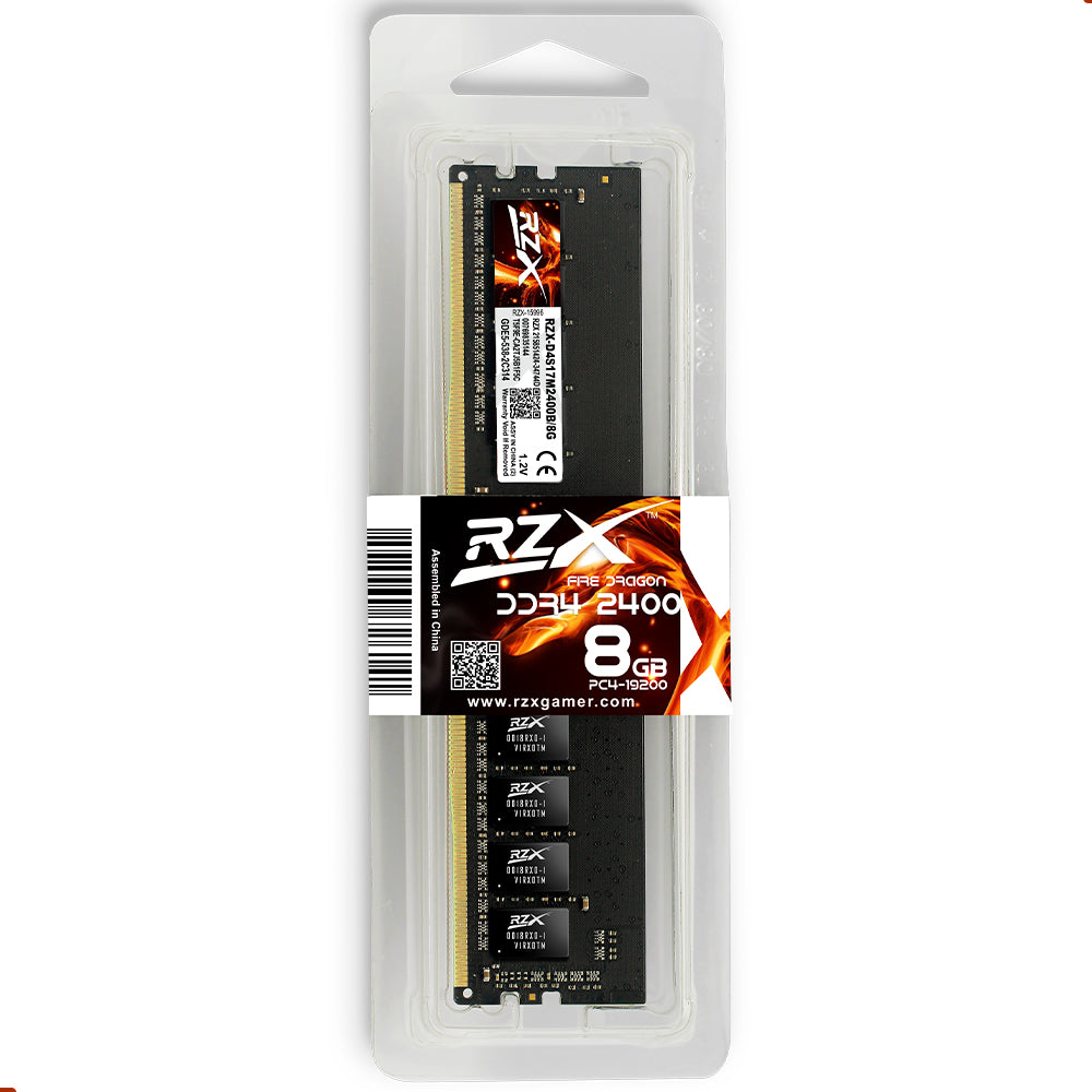 Memória RAM Gamer Desktop 8GB 2400MHz DDR4 FireDragon - RZX