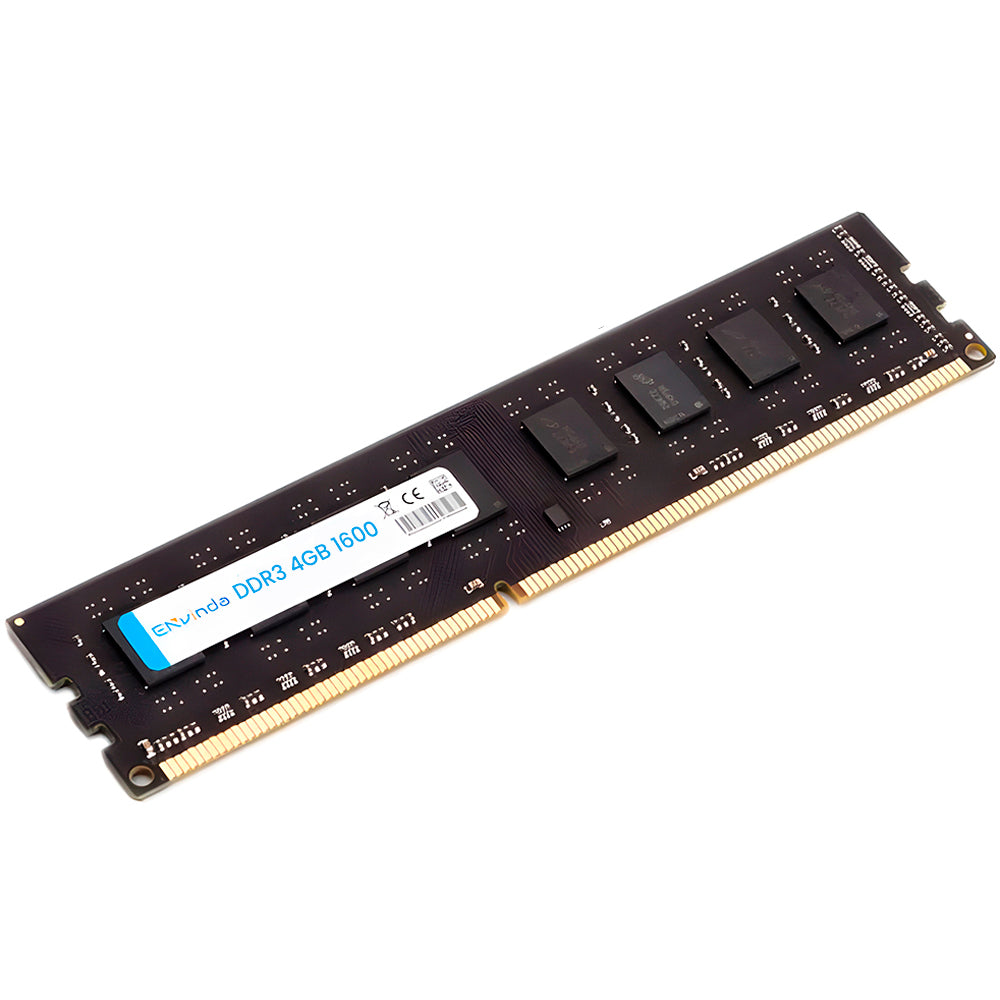 Memória RAM Desktop 4GB 1600MHz DDR3 DIMM 1.5V - Envinda