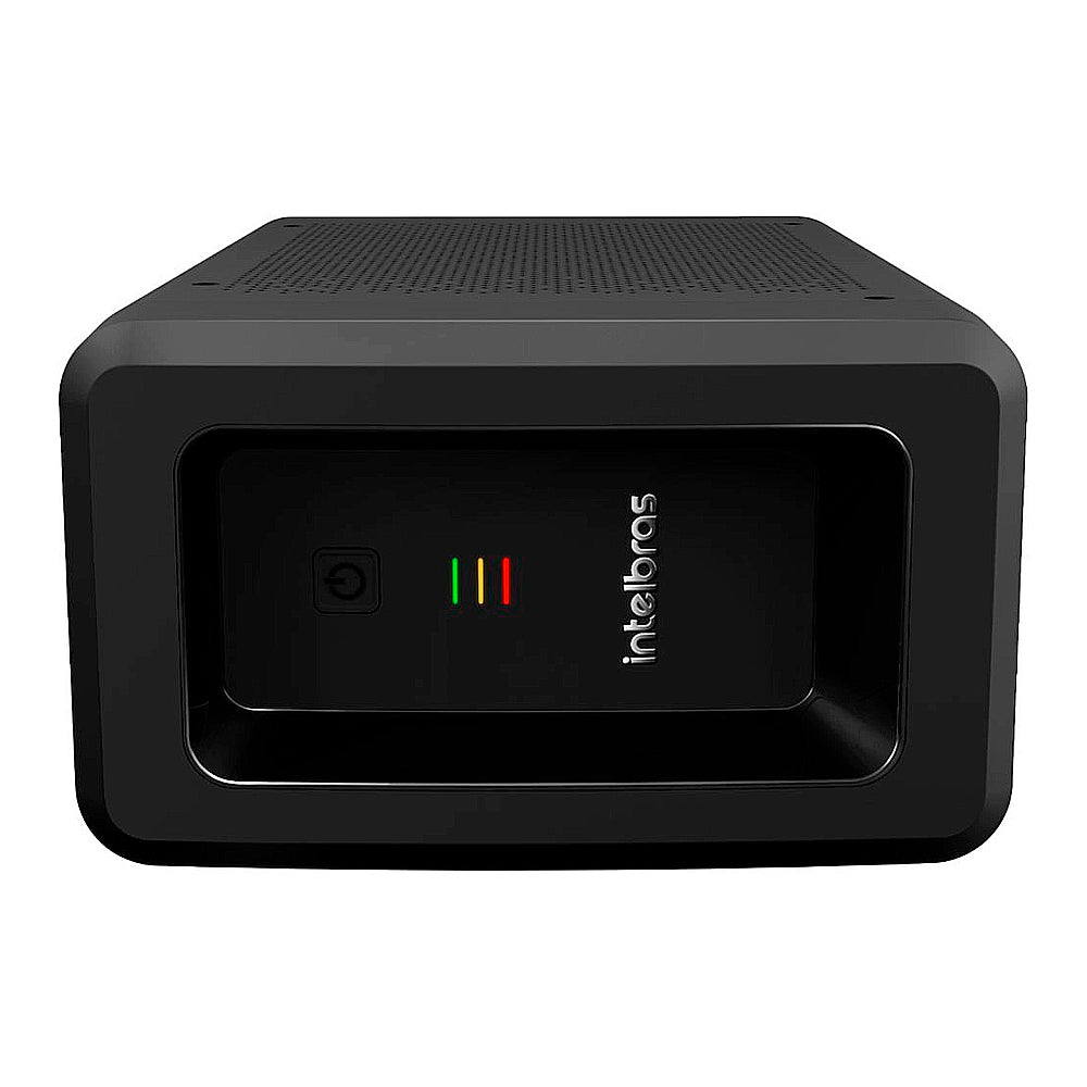 Nobreak Interativo Intelbras ATTIV 1200VA Preto Entrada e Saída 220 Voltes Com 8 Tomadas