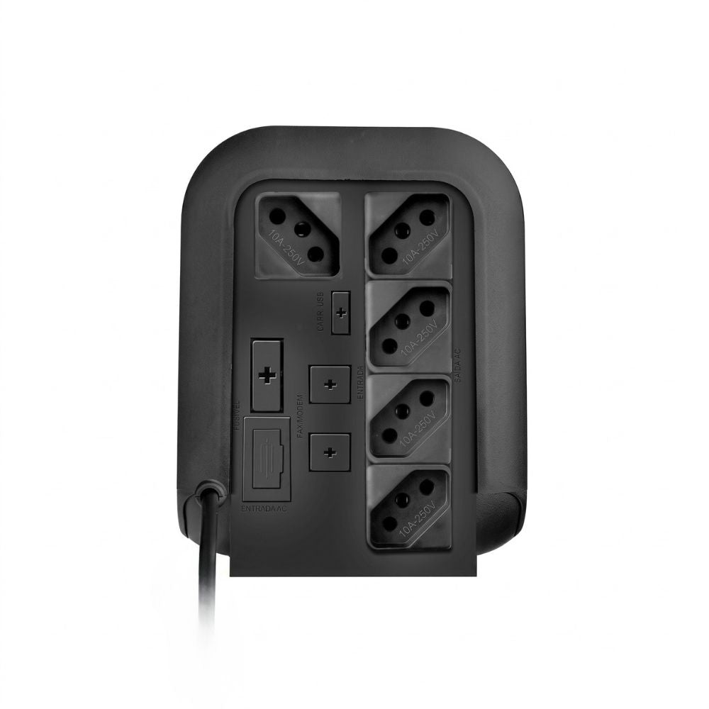Estabilizador ES-1050VA Bivolt Automatico 115V Com 5 Tomadas Coletek Energia