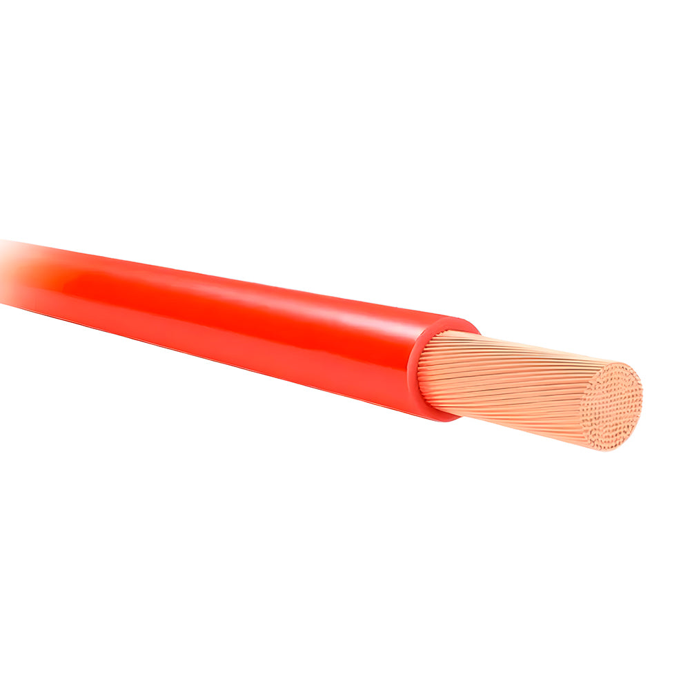 Rolo 100 Metros Cabo de Energia Flexível 4,0mm, 750V, Megatron - Vermelho