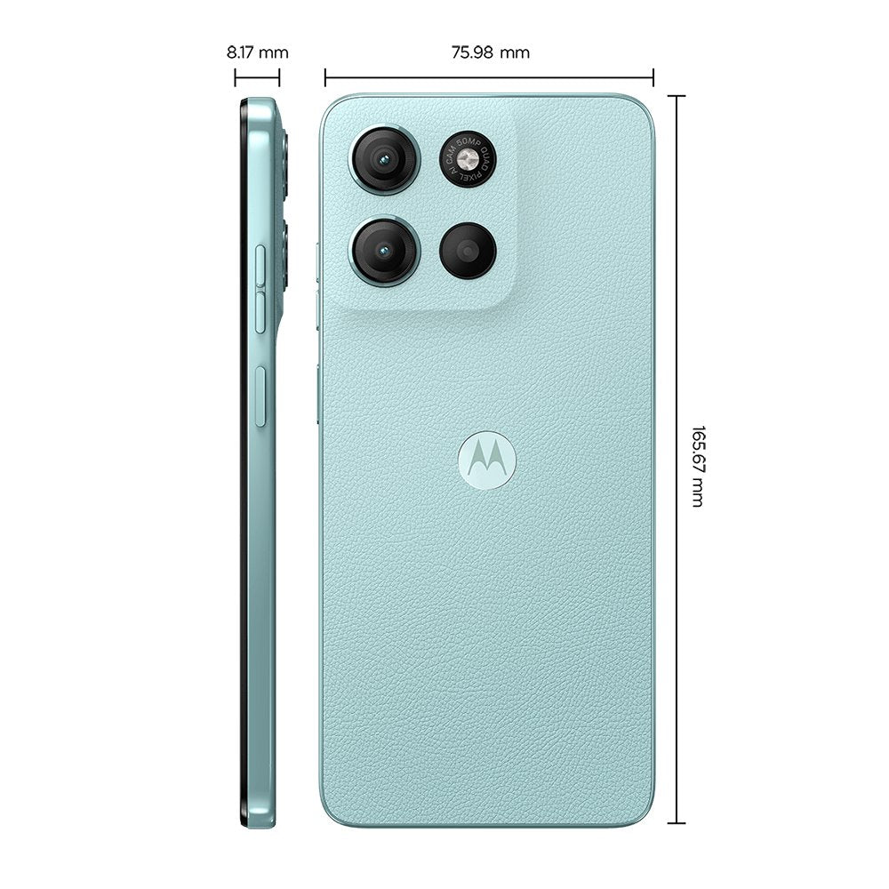 Smartphone Motorola Moto g15 128GB 12GB RAM (4GB + 8GB Boost) Camera 50MP com AI Tela FHD+ 6.7" - Azul Claro