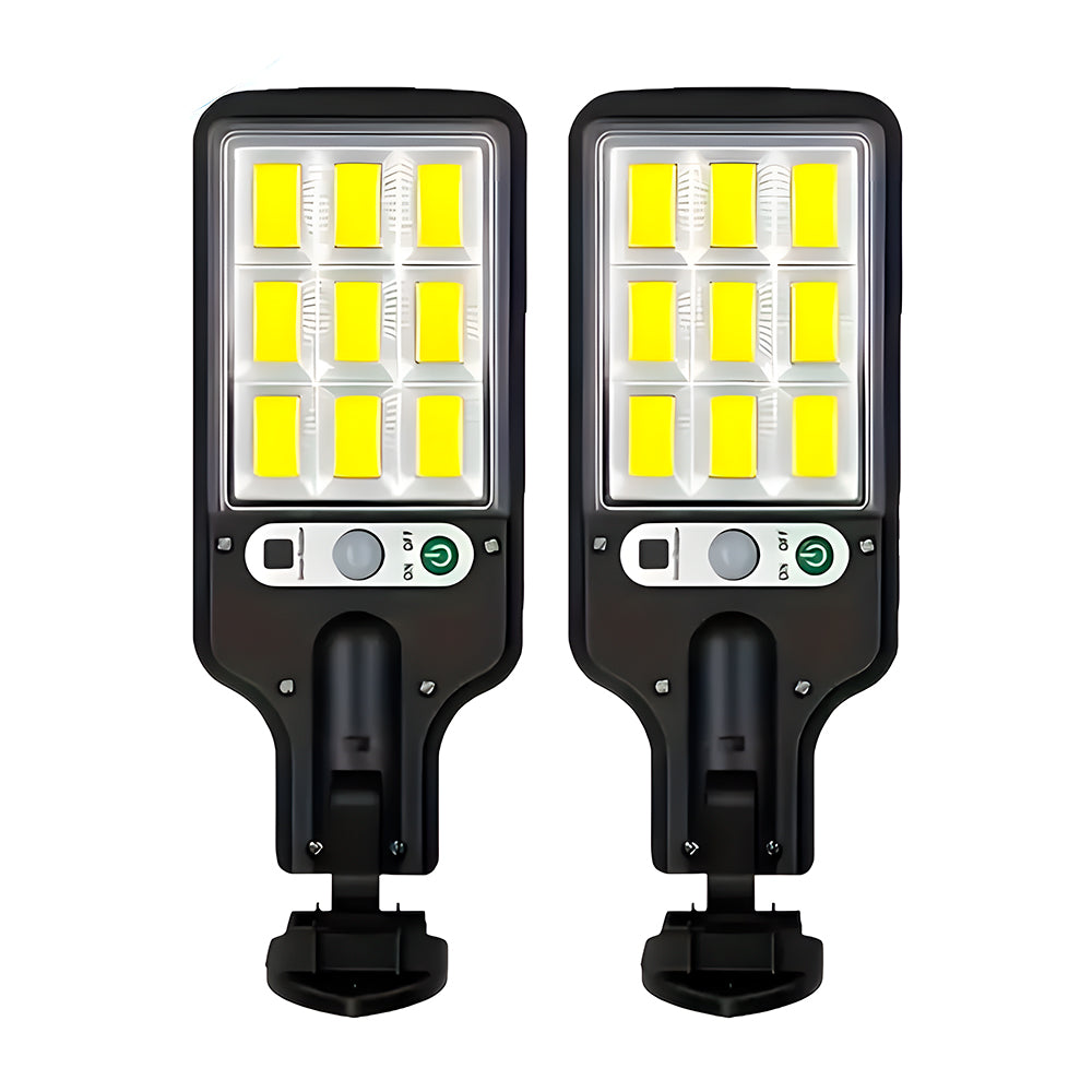 Luminária Solar 400W, 3 Modos de Iluminação, COB 108, Sensor de Movimento