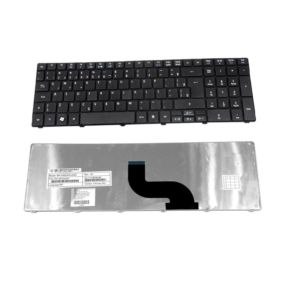 Teclado Notebook Acer Part Number NSK-AUB1D