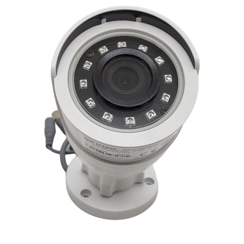 Câmera Hikvision Bullet Turbo HD DS-2CE16D0T-IRPF, Lente 2.88mm, HDTVI, IP67 à Prova de Intempéries, Branco