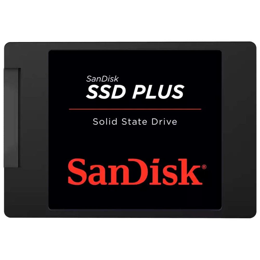 SSD SanDisk Plus 2TB SATA III 6Gb/s 2.5" Leitura 545MB/s Gravação 450MB/s TLC NAND SDSSDA-2T00 OEM