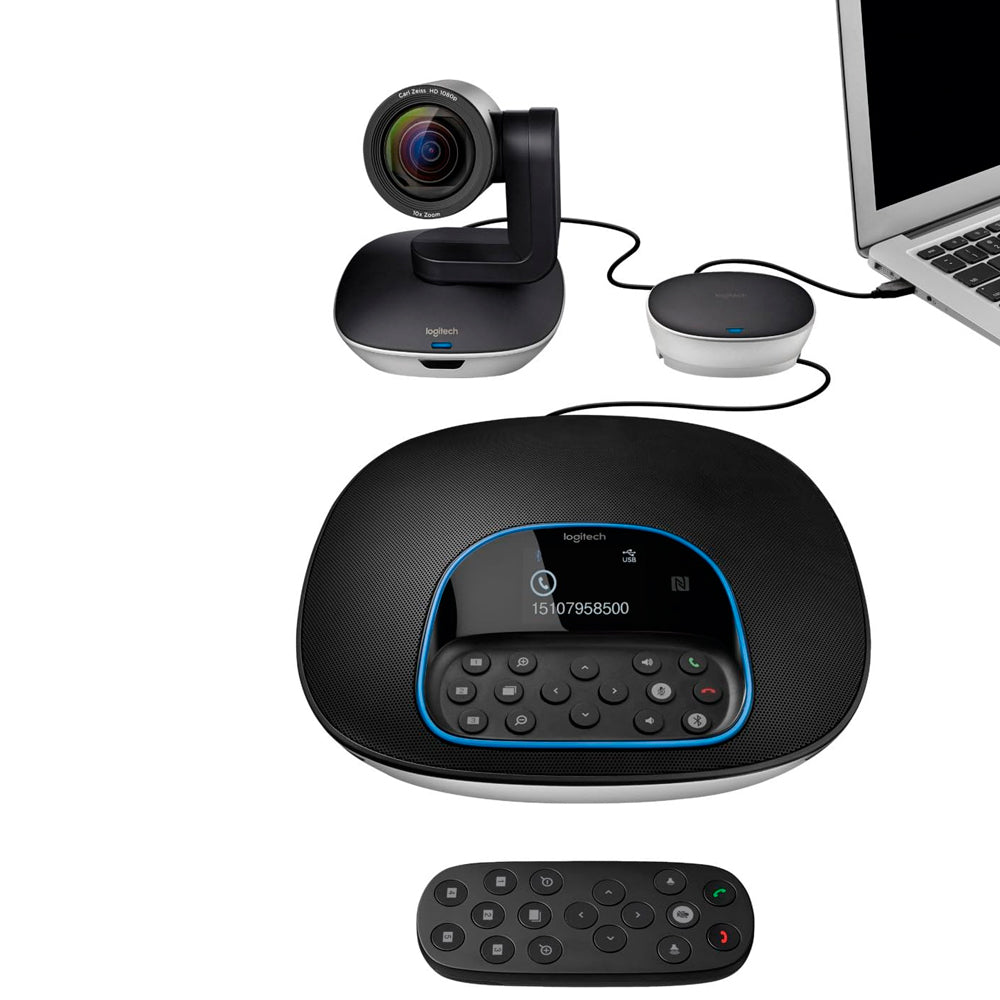 ConferenceCam Logitech CC3000e 2.0 Videoconferência Full HD com Microfone e Alto-Falante