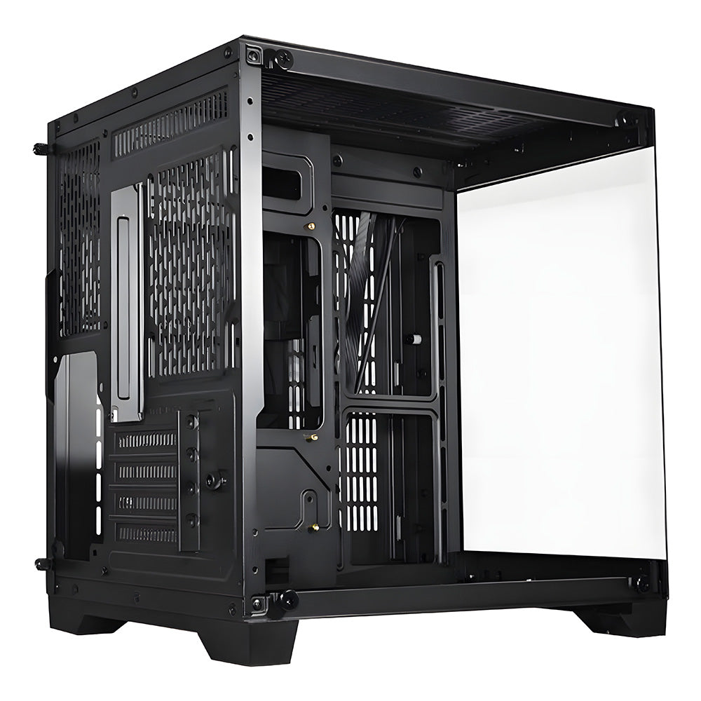 Gabinete Gamer K-Mex Space Aqua CG10-KN, Mini-tower, Lateral de Vidro, Preto, CG10KNRH001CB0X
