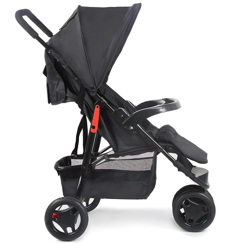 Carrinho de Bebê Com Bebê Conforto TS DUO, Cosco Kids, Travel System Toffy, Preto