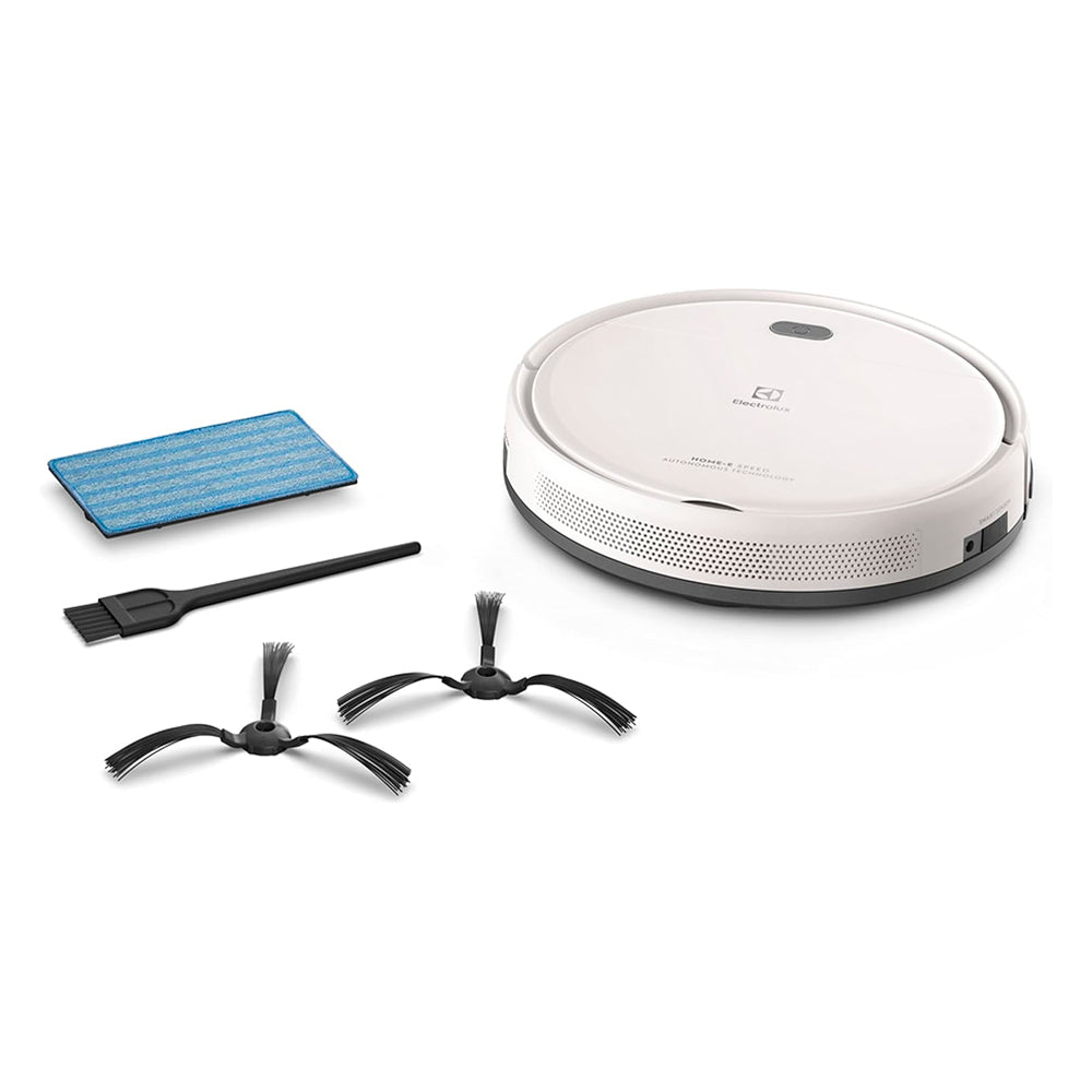 Robô Aspirador De Pó Electrolux 3 Em 1 Com Sensor Antiqueda e Bateria de Até 2h20 Min Branco Bivolt ERB11 100-240v