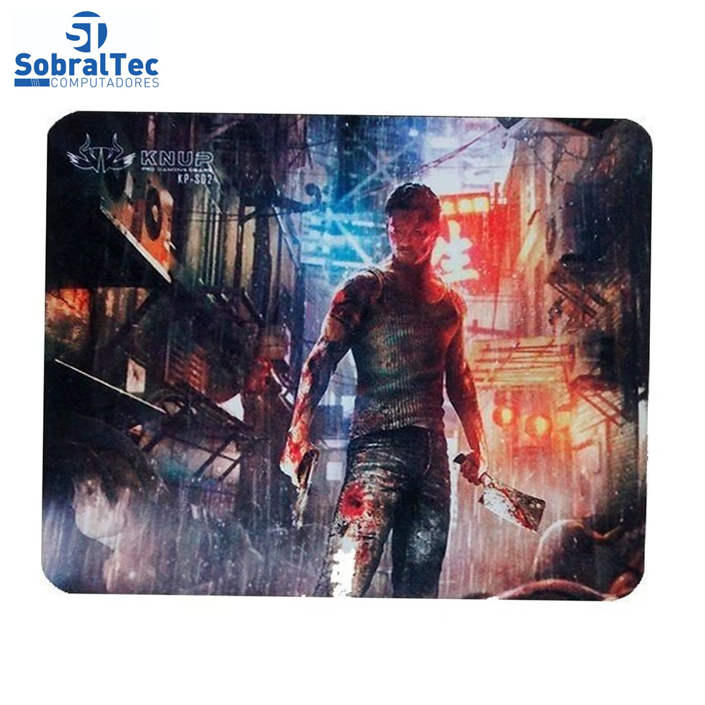 Mouse Pad KP-S02 Várias Estampas 18cm x 22cm