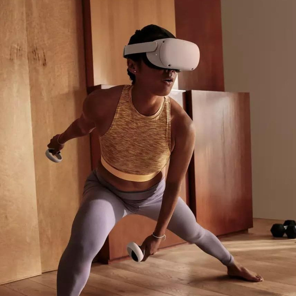 Óculos VR Meta Quest 2 KW49CM 128GB (899-00182-02) Branco, Standalone Wi-Fi, Snapdragon XR2, 6GB RAM, LCD 1832×1920
