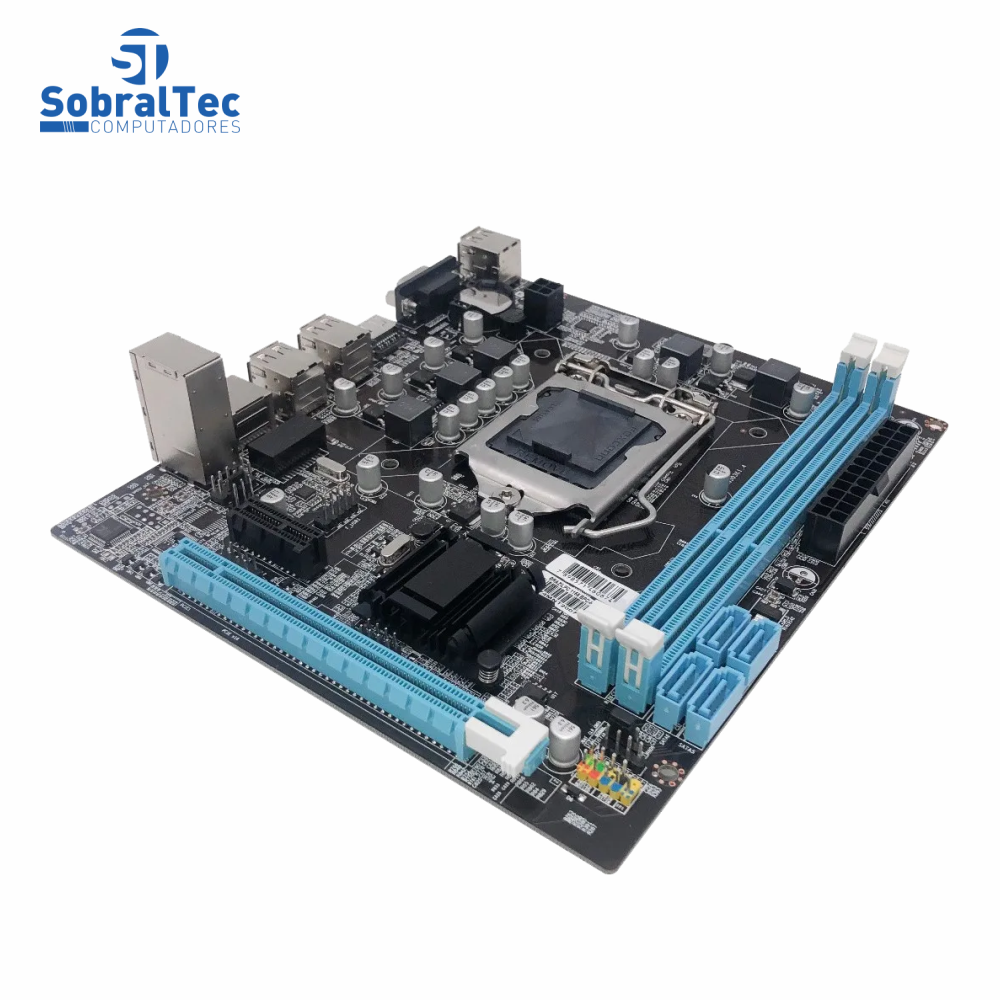 Placa Mãe Lga 1155 Chipset Intel TG-H61 Hdmi i3 i5 i7 2° e 3° Geração Ddr3 Foxconn