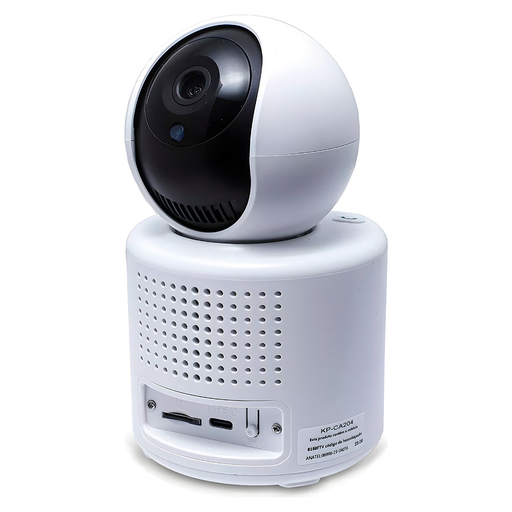 Camera IP, Bidirecional Para Video Conferencia e Baba Eletrônica Com Microfone e Detecção Ativa -Ipega KP-CA204