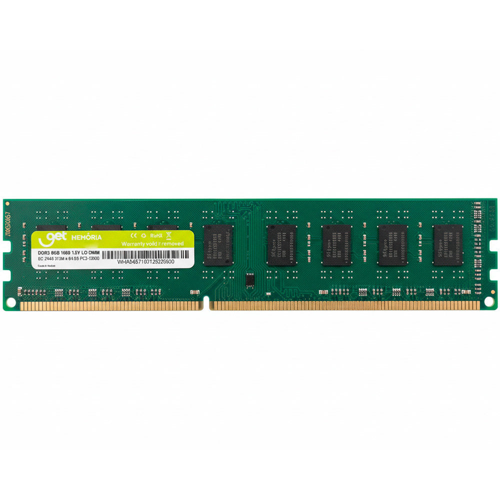 Memória RAM Desktop 8GB 2400MHz DDR4, Alto Desempenho, GET