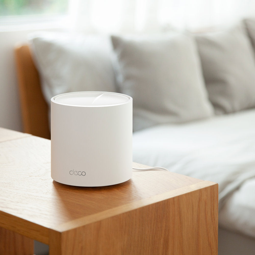 Roteador Mesh TP-Link Deco X60 AX5400 Wi-Fi 6 Dual Band 2-Pack até 5,4Gbps Gigabit Cobertura 538m2 App Deco, Branco