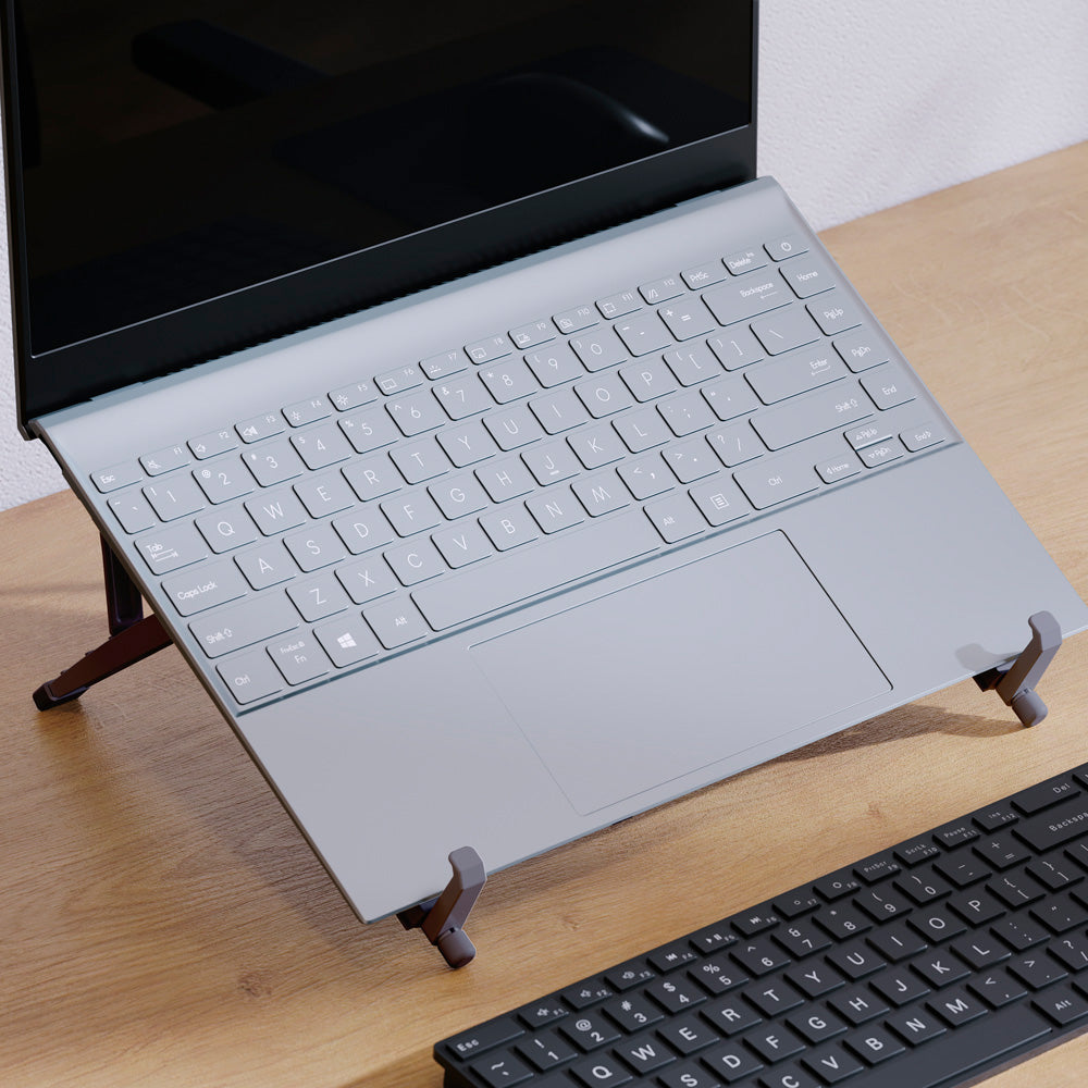 Suporte Para Notebook Ergonômico Ajustável, Reliza, Conforto e Estabilidade - Prata