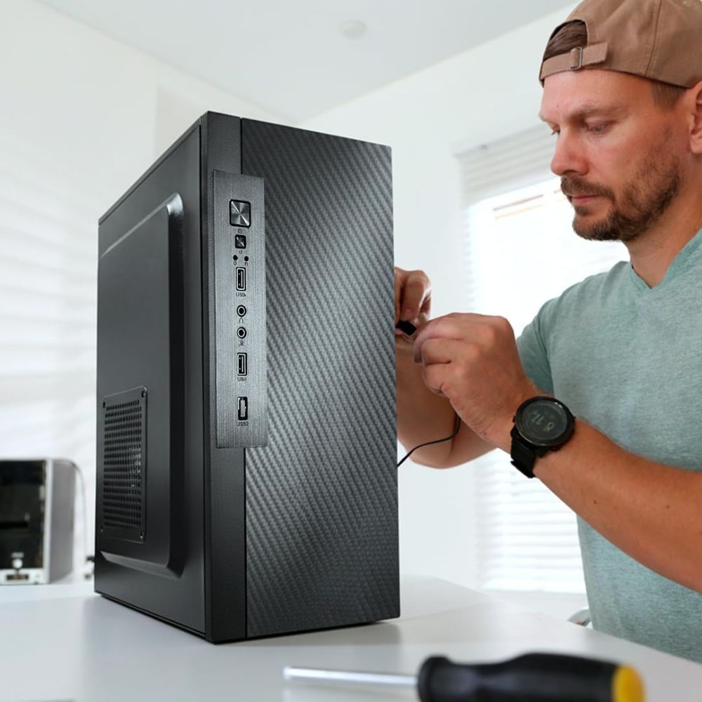 Gabinete Office TCN Com Fonte 230W - Preto