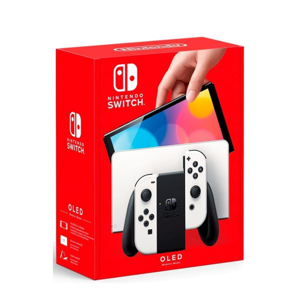 Console Nintendo Switch Modelo OLED 64Gb, Tela 7''- Branco
