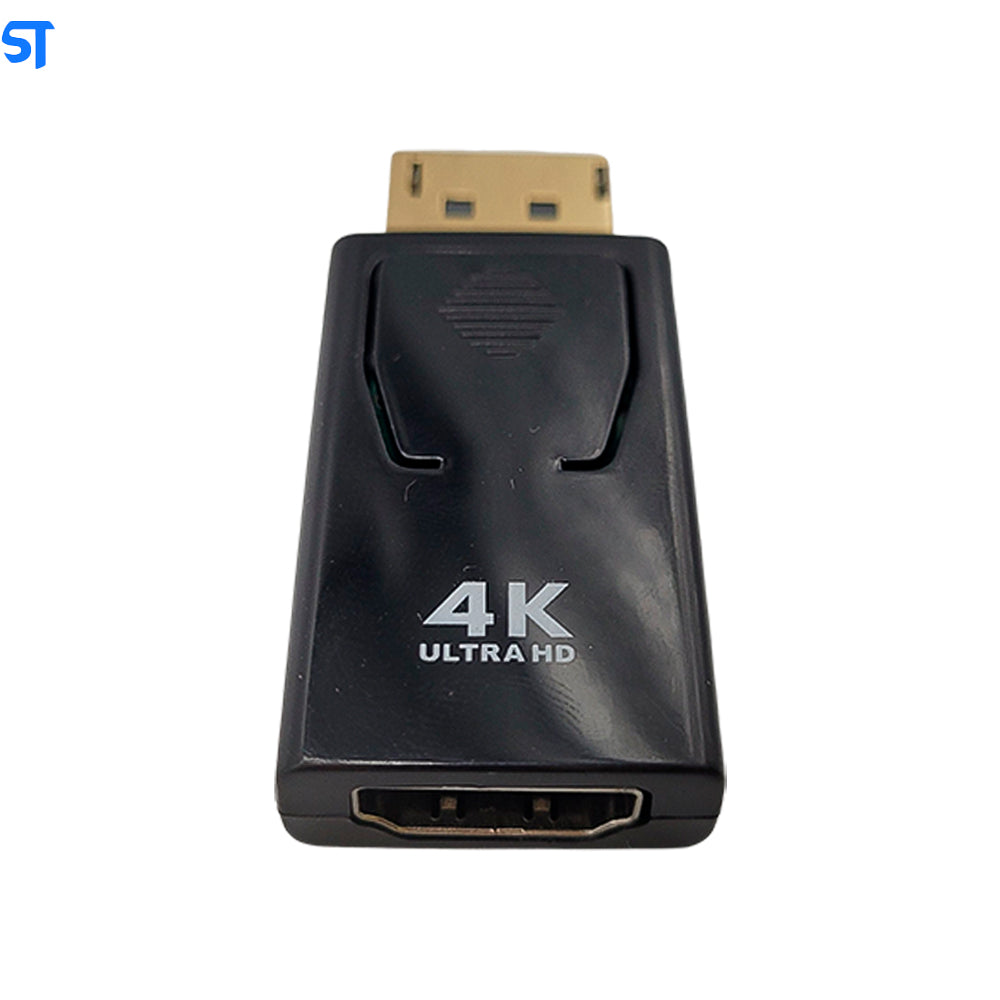 Adaptador Displayport Para HDMI 4K - Preto