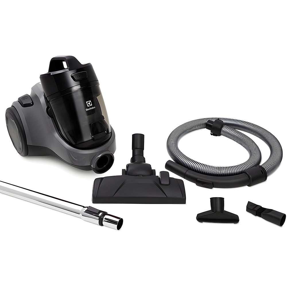 Aspirador de Pó Sem Saco Electrolux EAS30, Easybox Maior Potencia 1600W Silencioso, Cabo Retratil EAS30 Cinza Preto 220V