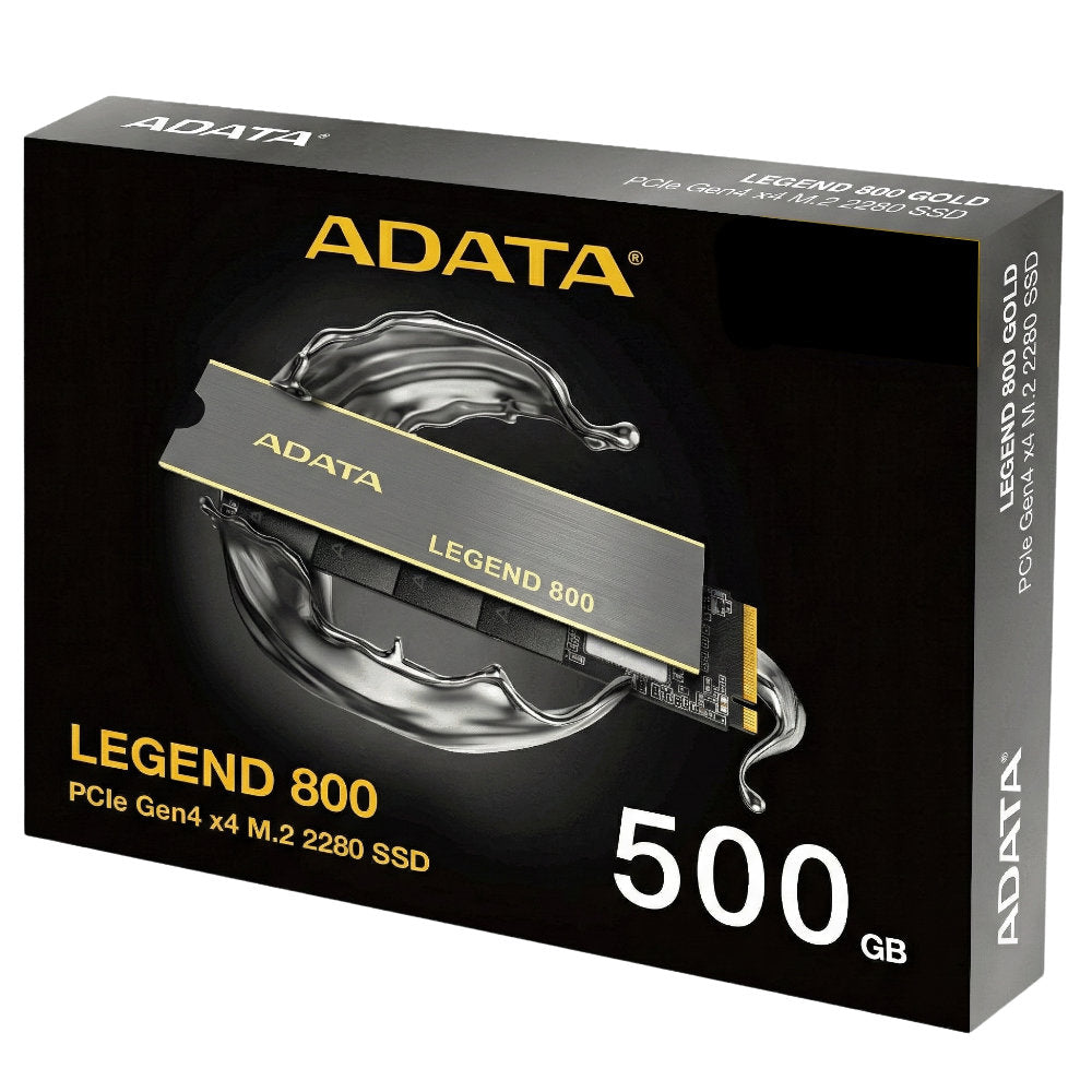 SSD M.2 NVMe Adata Legend 800 500Gb Leitura 3500Mb/s Gravação 2800Mb/s Aleg-800-500Gcs